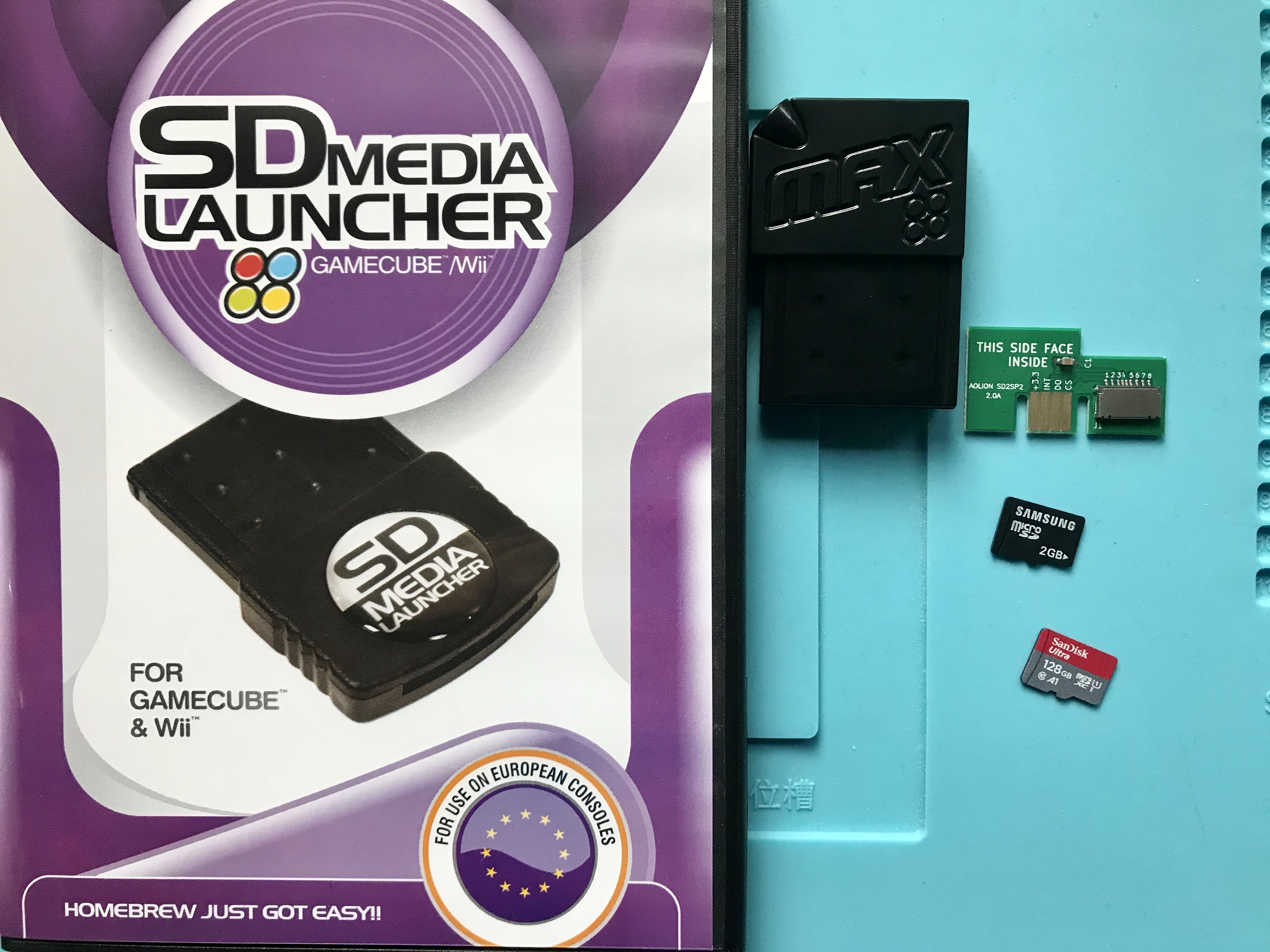 GameCube SD2SP2 and Datel SD Media Launcher