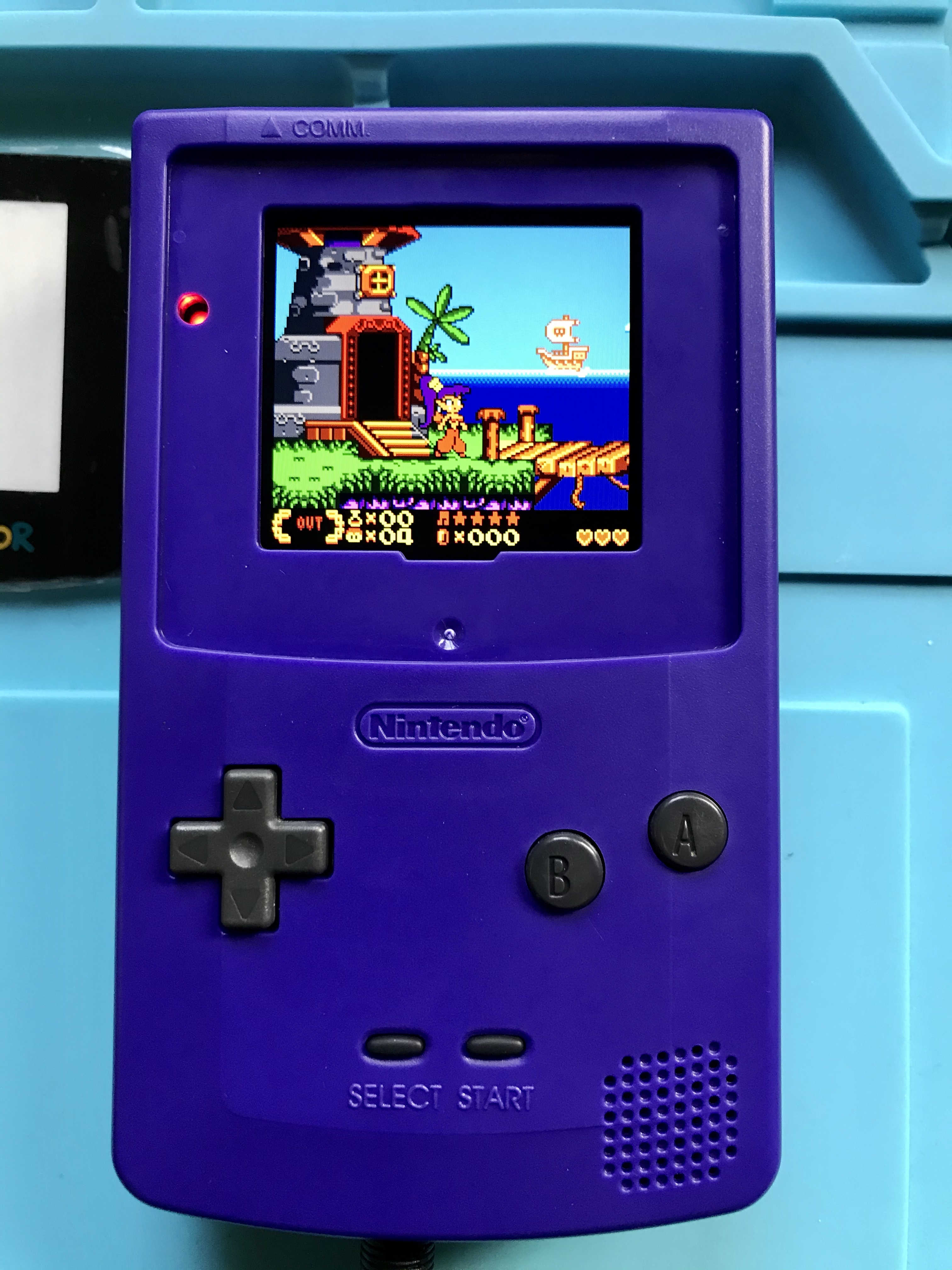 IPS Game Boy Color LCD installed in aftermarket shell