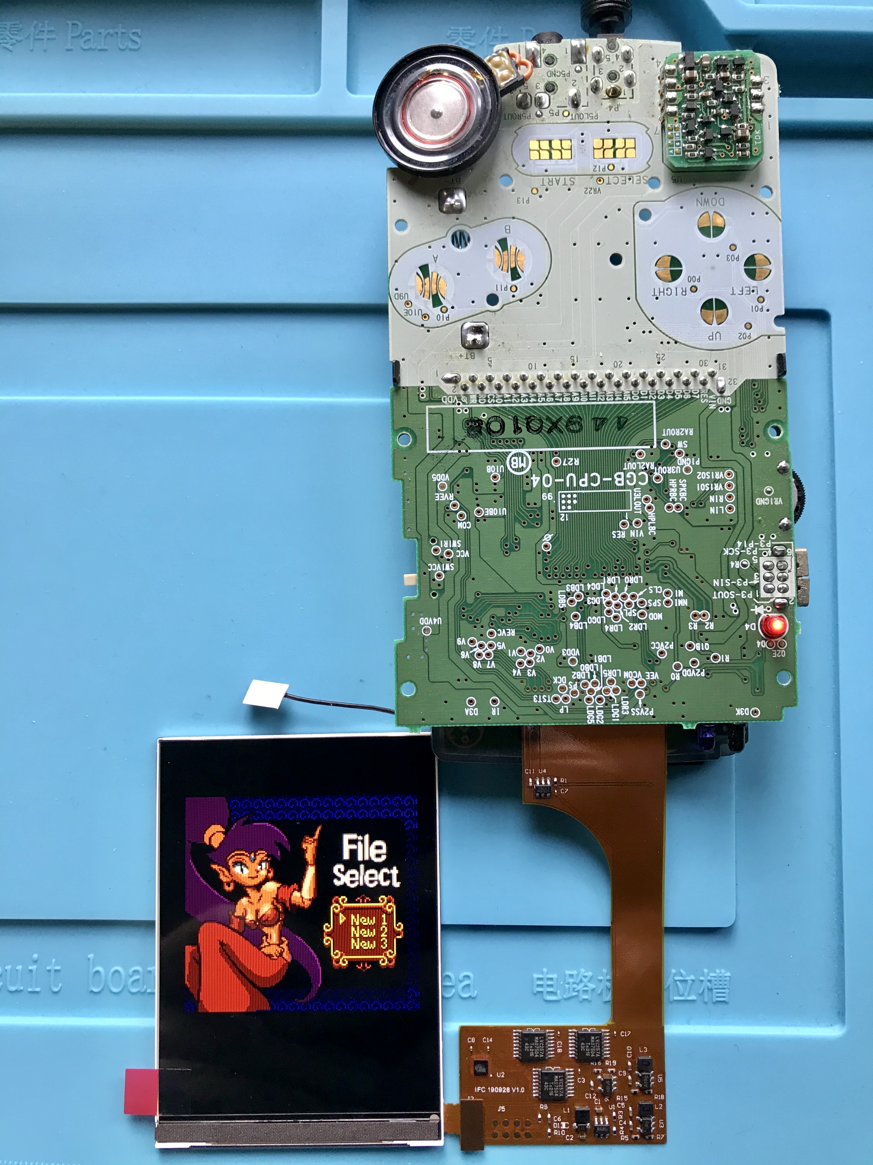 IPS LCD tested with Game Boy Color board