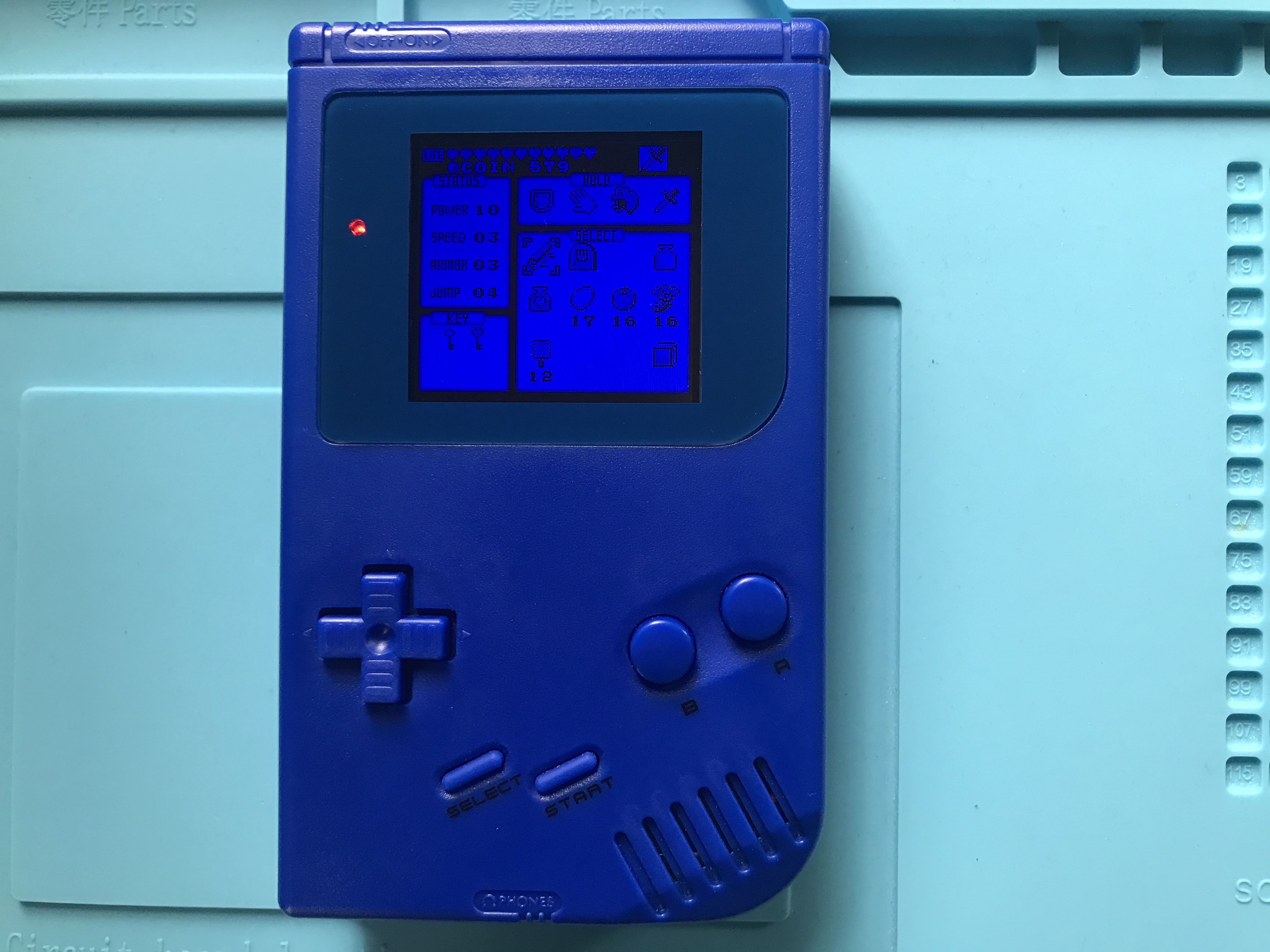 IPS screen in aftermarket DMG shell