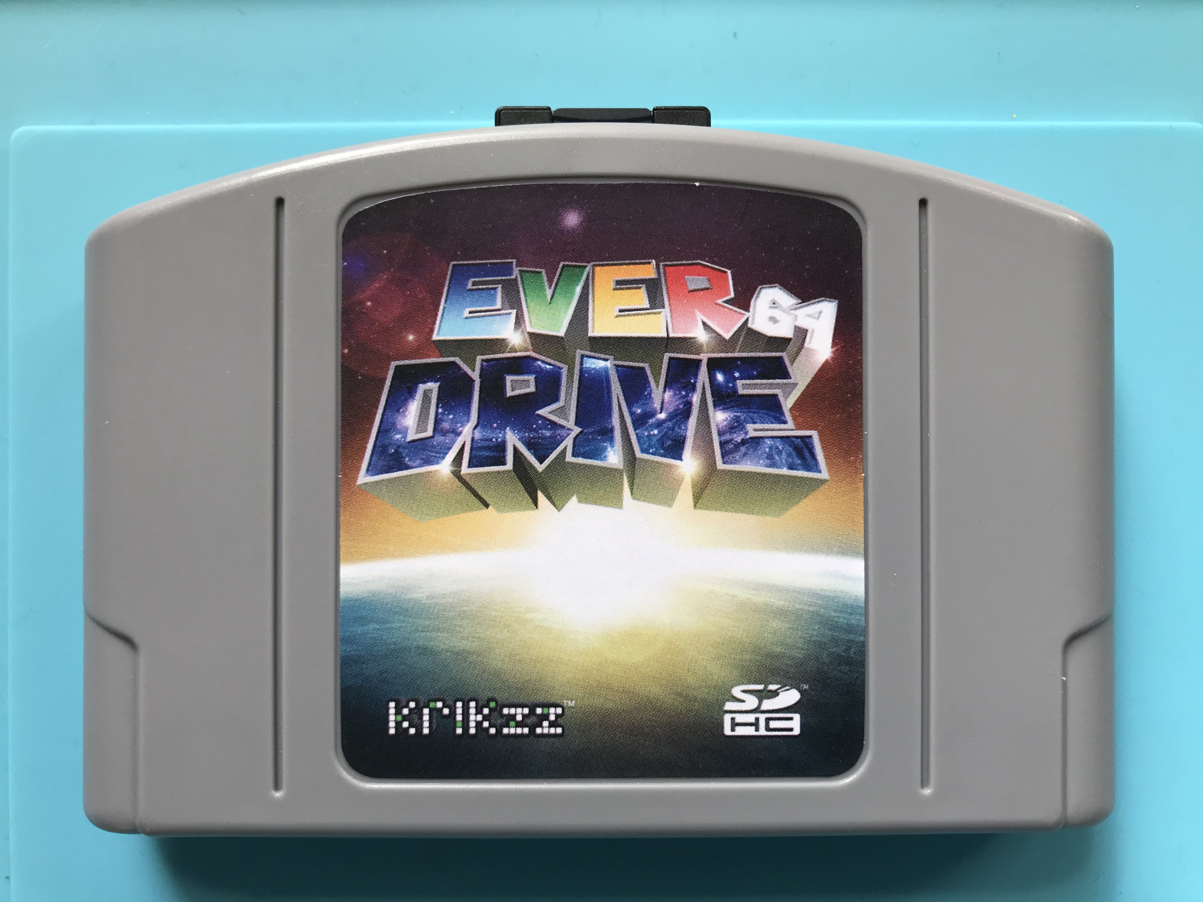 The Krikzz EverDrive 64 version 2.5 flashcart for Nintendo 64