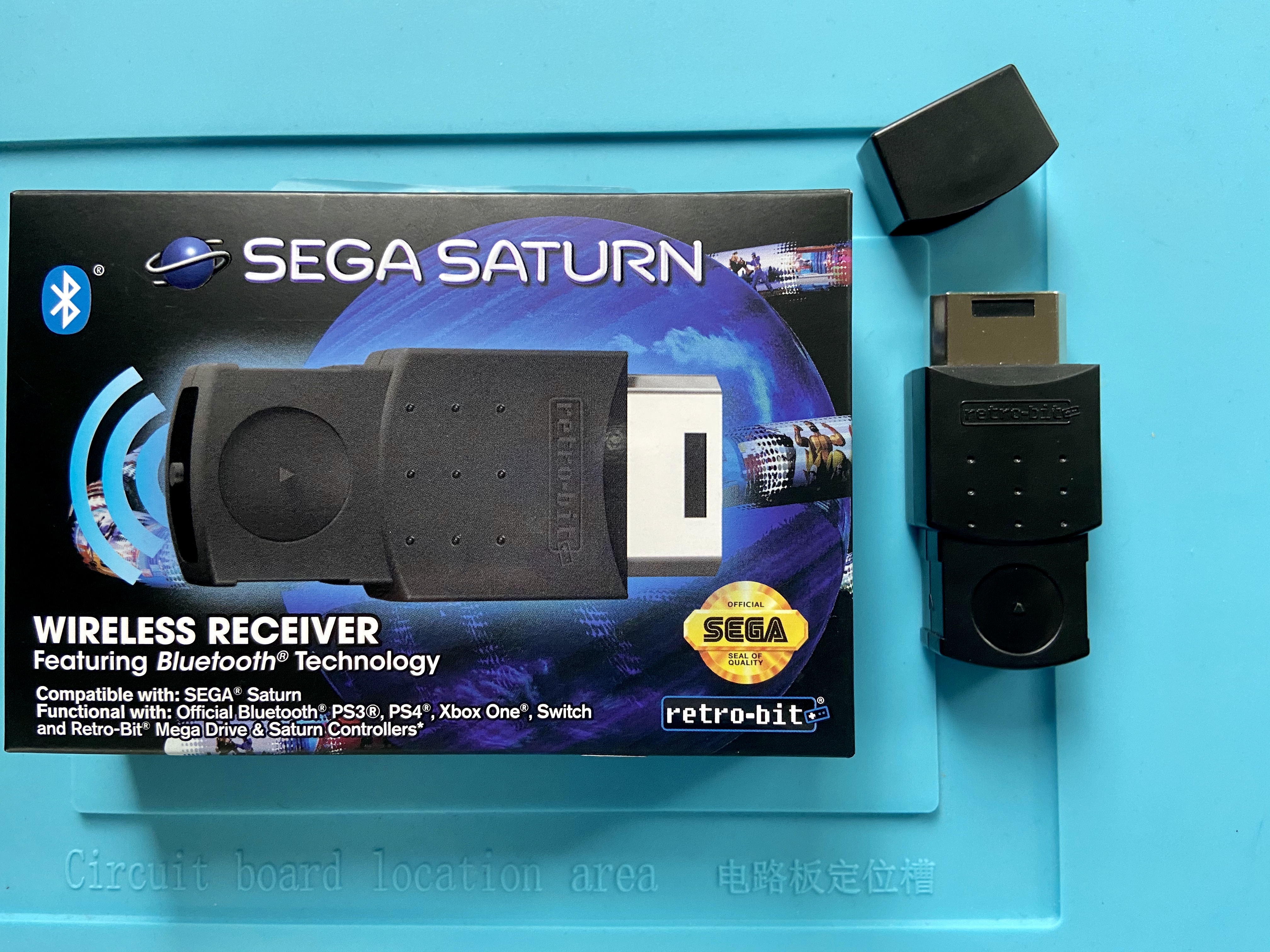 A bluetooth controller receiver for the Sega Saturn