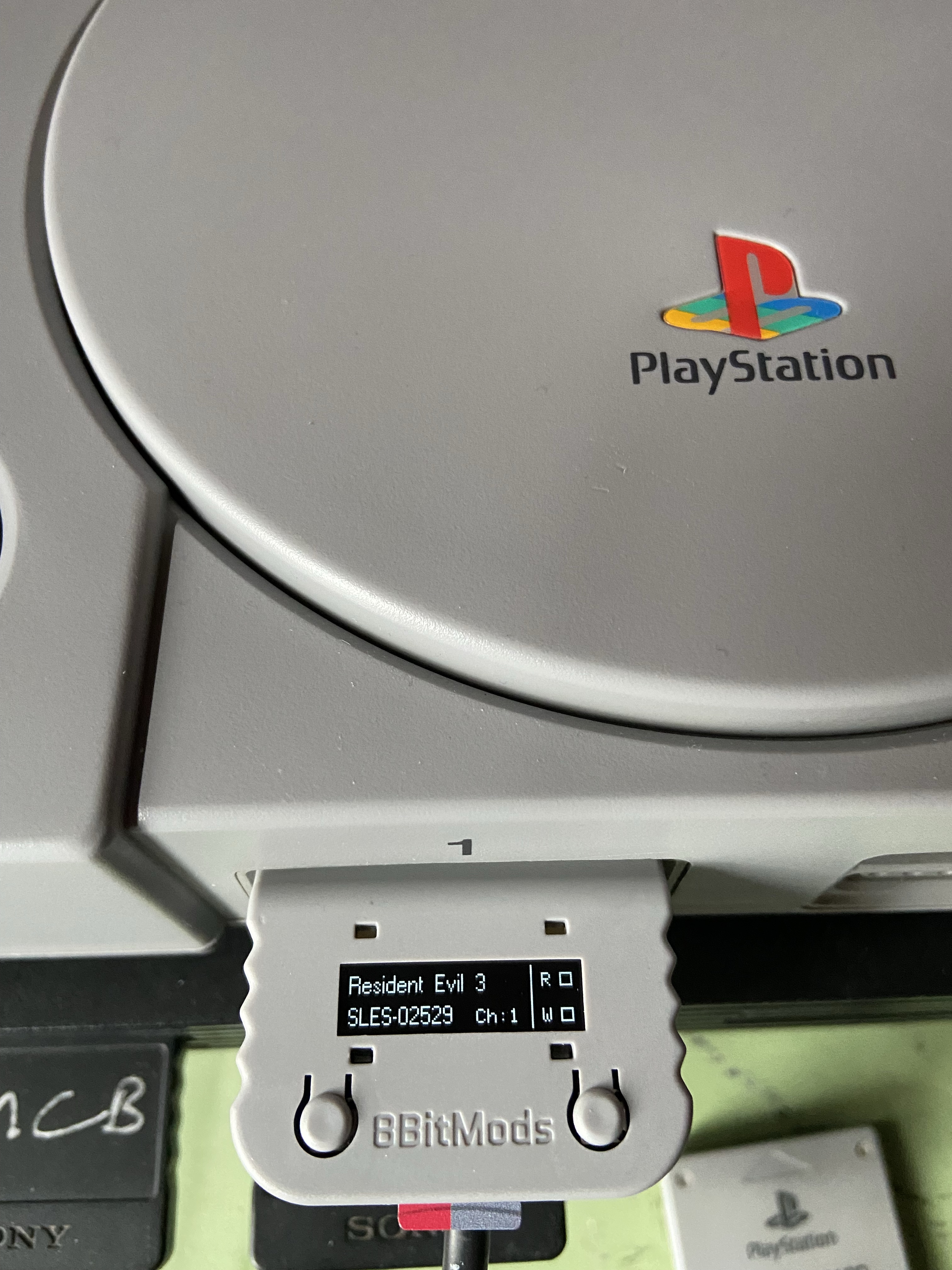MemCard PRO aftermarket PlayStation memory card working with xStation ODEwith xStation ODE