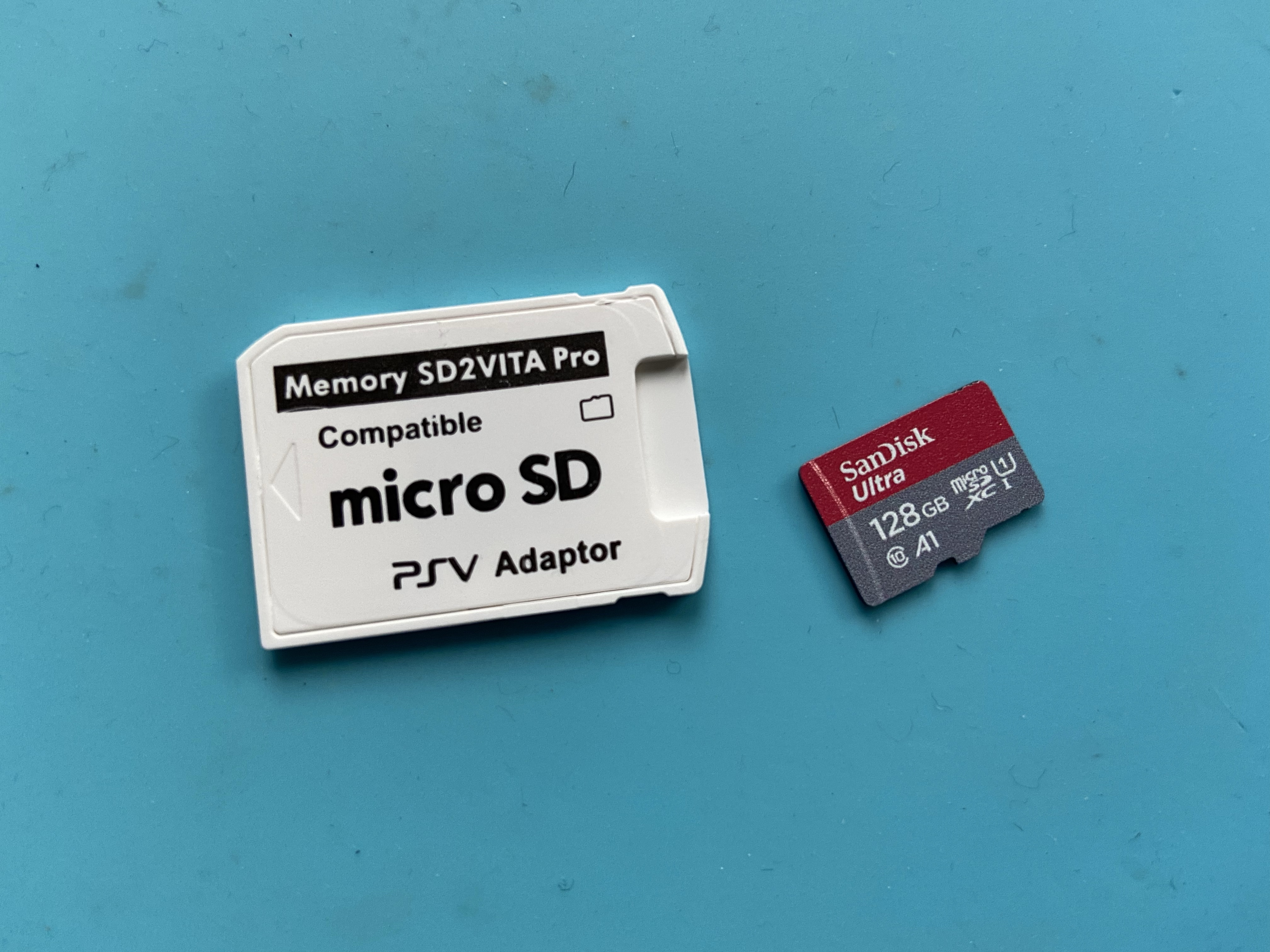 Micro SD adapter for PS Vita